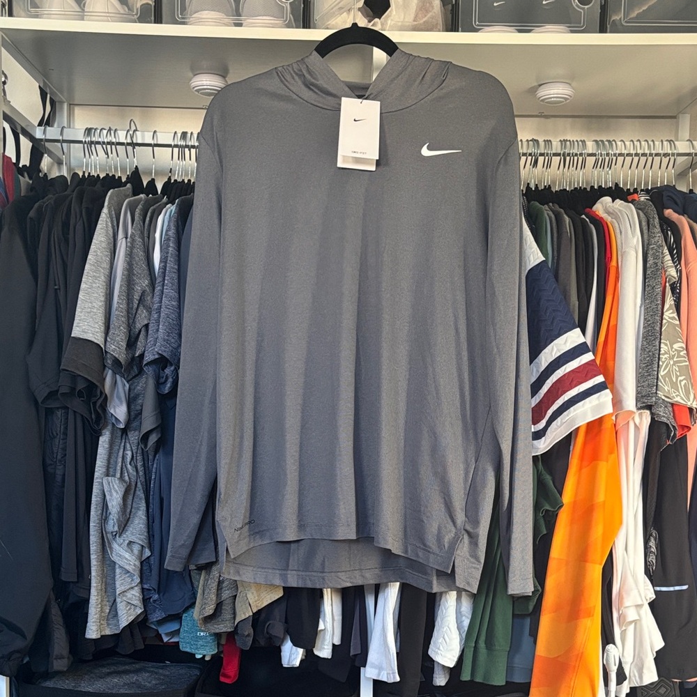 Nike Men's Charcoal Hoodie